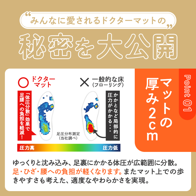 兵庫県加西市のふるさと納税 特別寄附額 [ ドクターマット S・107cm・ルージュ ] キッチンマット 厚手 体圧分散 抗菌 拭ける キッチン用品 お手入れ簡単 アサヒ軽金属 改定前