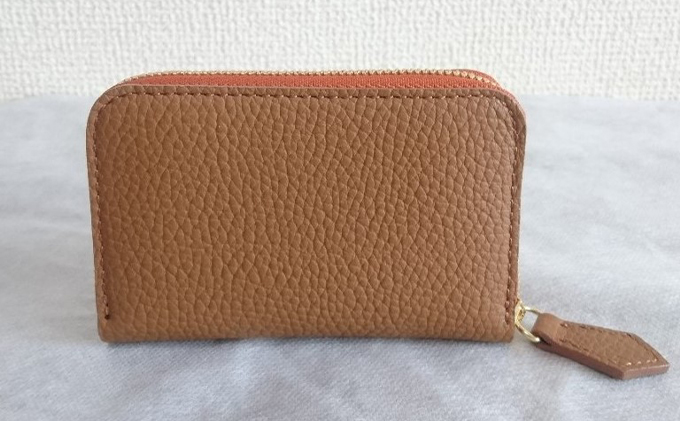 国産シュリンクレザー　ラウンドZIPコインケース ファッション小物 財布 ファスナータイプ 