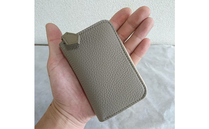 国産シュリンクレザー　ラウンドZIPコインケース ファッション小物 財布 ファスナータイプ 