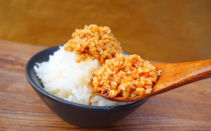 福岡県朝倉市のふるさと納税 【ガリチキン-明太子味】チキンのガーリックオイル漬け_明太子味（大容量300g）4本セット 調味料 缶詰