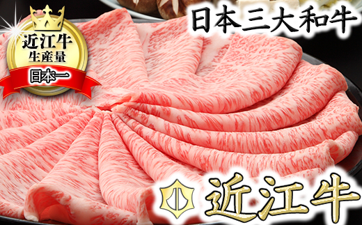 【7月発送分】極上近江牛すき焼き・しゃぶしゃぶ用　ロース【800ｇ】【CB02U-7m】