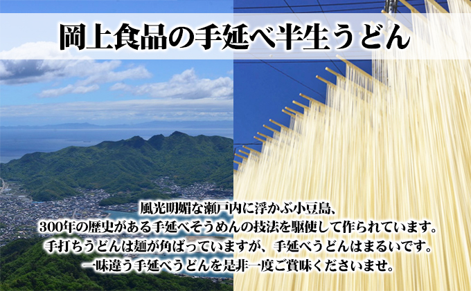 【 小豆島 】小豆島手延べ半生うどん（200g×10袋） 麺類 
