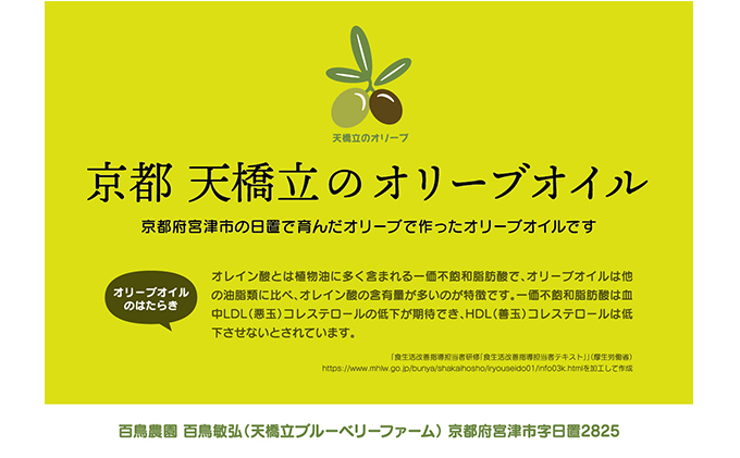 京都天橋立のオリーブオイルブレンド 100g オリーブオイル オリーブオイルブレンド 調味料 食用オリーブ油 油 オレイン酸 オリーブ油 
