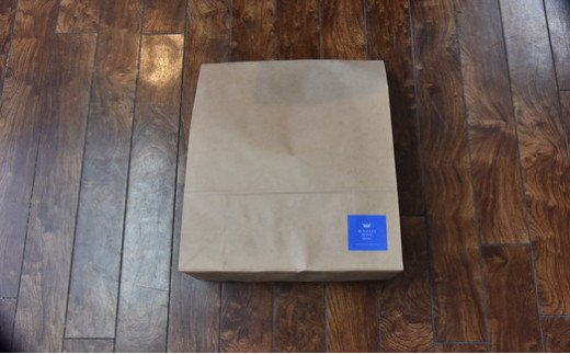 岡喜近江牛レザーと帆布のトートバッグ　グレー（琵琶湖ブルー）【Lサイズ】【CC17W】