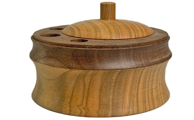 bolly木工房 印鑑置き (ウォールナット/桜) 民芸品 工芸品 雑貨 日用品 文房具 