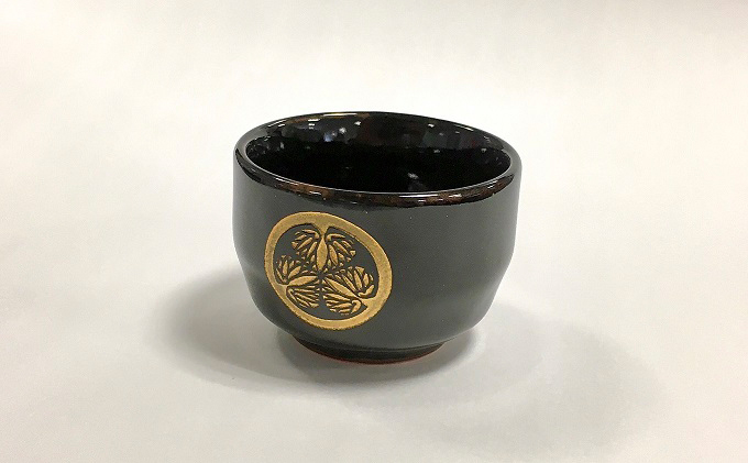 【ガラスアート関ケ原オリジナル】ぐい呑み東軍セット 木箱入り