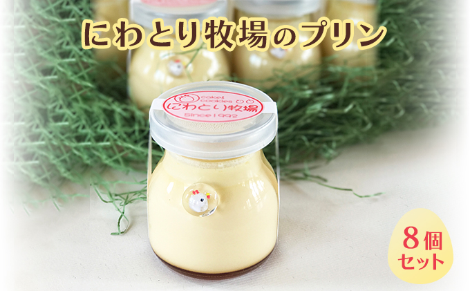 【北海道南富良野町】にわとり牧場のプリン 8個セット 北海道 南富良野町 プリン デザート ぷりん おやつ スイーツ お菓子