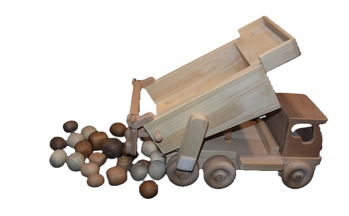 おもちゃ 手作り 木のおもちゃ ダンプカー 車 玩具 赤ちゃん 子供 雑貨 