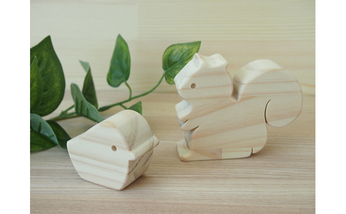 かわいい　Animalつみき 工芸品 玩具 