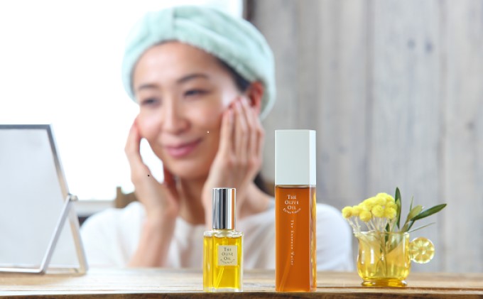 オリーヴの森 天然100％ 小豆島産 美容 オリーヴオイルと化粧水のセット スキンケア 美容グッズ 美容オリーヴオイル 