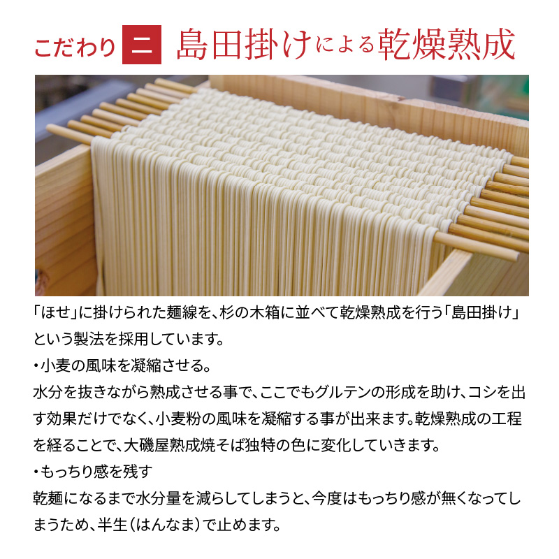 愛知県碧南市のふるさと納税 メディア紹介多数！大磯屋製麺所の熟成焼そば 10食(中太麺) 特製ソース1本付き　H014-023