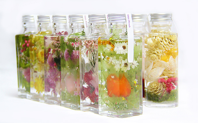 ドライフラワーのハーバリウムおまかせ2本セット 北海道 南富良野町 ドライフラワー 華 花 お花 ハーバリウム おまかせ セット 詰合せ インテリア 植物 手作り 