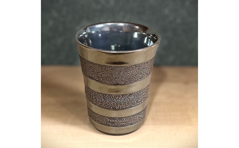 若狭鳳足焼　年縞シマシマ ミニカップ［高島屋選定品］ 雑貨 日用品 食器 