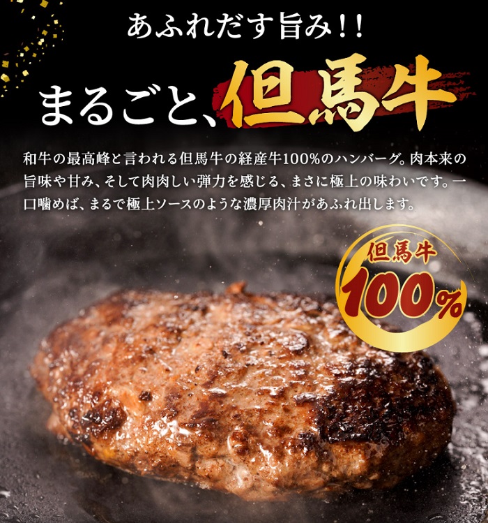 兵庫県市川町のふるさと納税 但馬牛経産牛ハンバーグ（150g×5個）010AA09N.／個包装 牛肉 黒毛和牛 100% 国産 経産牛 和牛 赤身 味付け ほくぶ バーベキュー bbq キャンプ アウトドア 焼肉 小分け 簡単調理 セット 詰め合わせ 詰合せ 冷凍 お弁当 おかず
