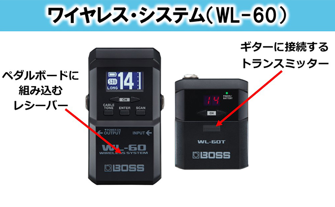 【超美品】BOSS WL-60ワイヤレスシステム BOSS】WL-60/ワイヤレス・システム【配送不可：離島】 電化製品