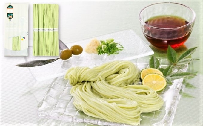 【 小豆島 】小豆島・手延べ銀四郎めん オリーブめん( 太麺 ) 6袋（50g×5束） 手延べ そうめん 素麺 麺 麺類 オリーブ 香川 香川県 土庄 土庄町