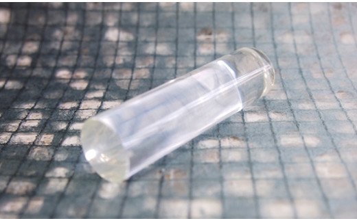 山梨県市川三郷町のふるさと納税 女性にお勧め！印鑑13.5mm「水晶」花柄イタリアンレザ印鑑ケース付[5839-1384]　