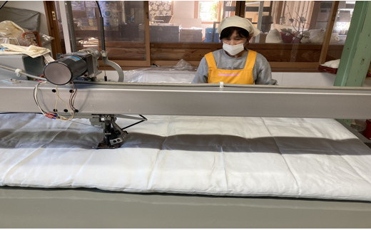 近江本麻布団　敷ふとん【CW85W】