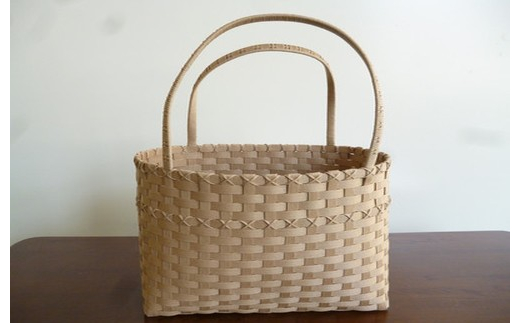 15-163 手づくりのカゴ3点セット(茶系)