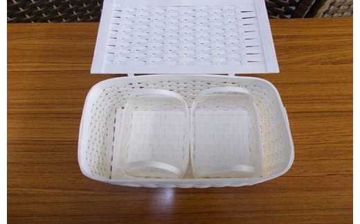 北海道紋別市のふるさと納税 15-255 収納ボックス３点セット（白系）