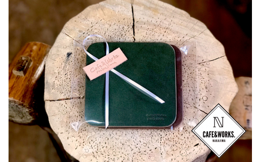 9-11 【年内配送12月15日入金まで】レザークラフト：本革コースター２色セット within2025