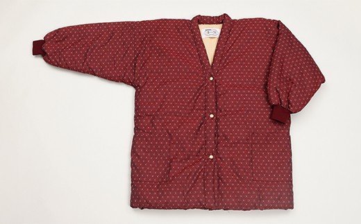 福岡県大木町のふるさと納税 久留米はんてん / 婦人あられジャケットはんてん　（赤）　BA016