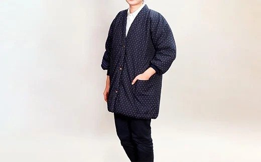 福岡県大木町のふるさと納税 久留米はんてん / 婦人あられジャケットはんてん　（赤）　BA016