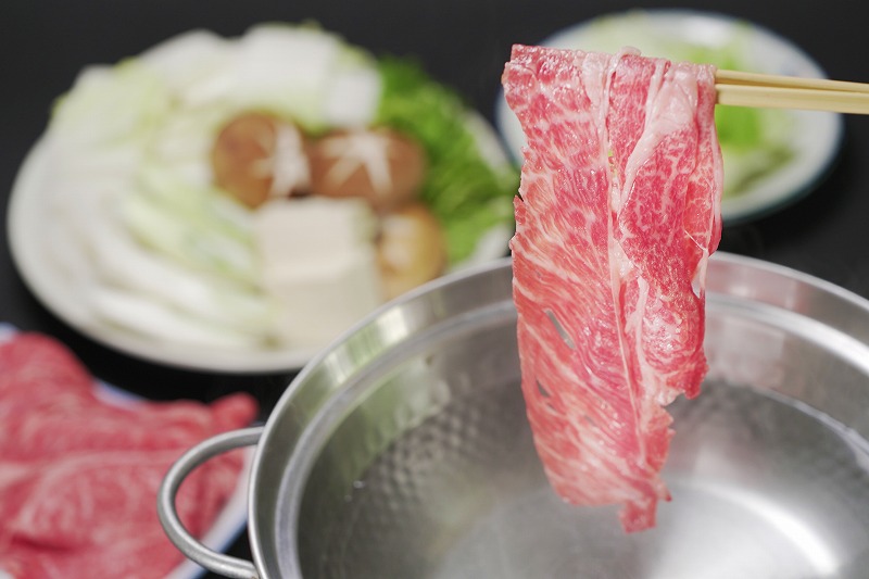 【神戸牛 牝】【7営業日以内発送】冷凍　バラ すき焼き・しゃぶしゃぶ用:360g 川岸畜産(10-8)