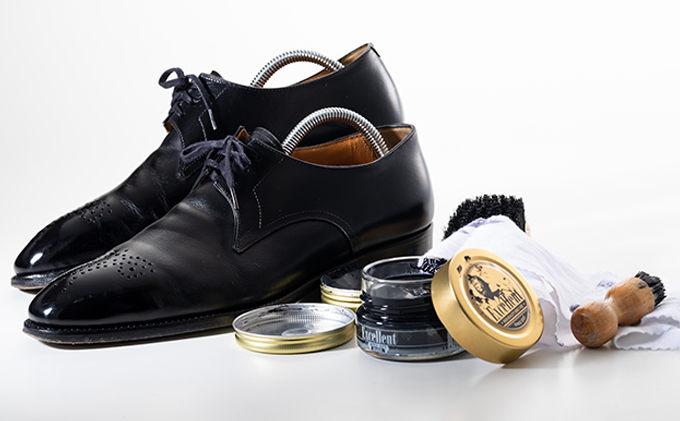 靴磨き ライオン靴クリーム本舗 エクセレントシューケアボックス シューケア 手入れ セット クリーム クリーナー 馬毛ブラシ 豚毛ペネトレイトブラシ 白豚毛ブラシ ライオン靴クリーム 磨き用クロス ファッション 靴 シューズ 