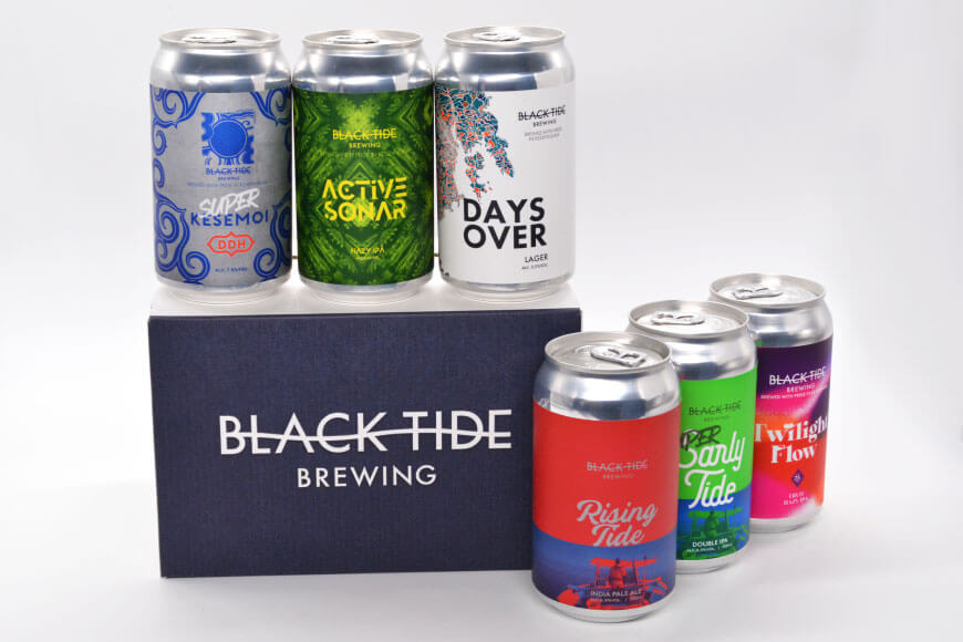 宮城県気仙沼市のふるさと納税 【できたて直送！】 BTB クラフトビール 6缶 セット [BLACK TIDE BREWING 宮城県 気仙沼市 20565554] 酒 ビール びーる 飲み比べ クラフト お酒 地ビール