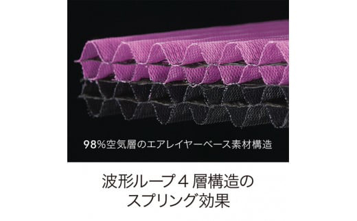 【西川】[西川エアーレイヤー98]レイヤーシート/ベーシック　セミダブルサイズ 配色;ラベンダー【P241W】