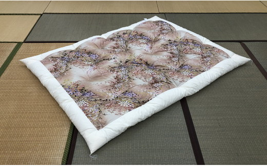 ふとん打ち直し　抗菌抗ウイルスフルテクト加工生地　みず穂柄　２枚組【CW89W】