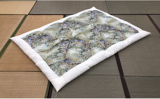 ふとん打ち直し　抗菌抗ウイルスフルテクト加工生地　みず穂柄　２枚組【CW89W】