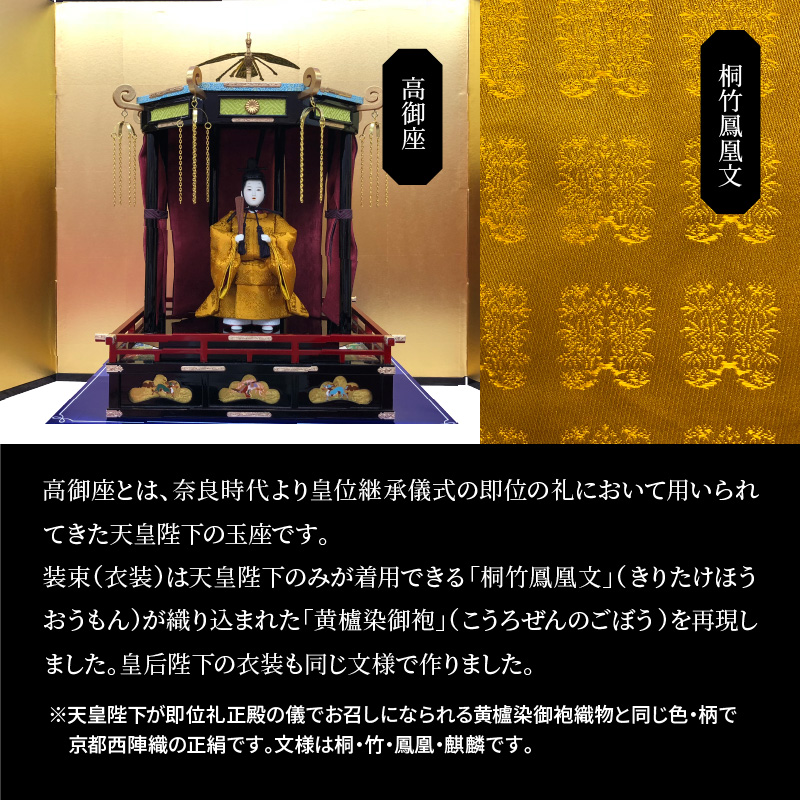 希少！限定20セット 令和即位の礼 天皇陛下玉座 高御座記念雛人形 H067