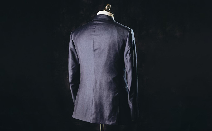 これさえあれば安心の幅広い場面に使えるネイビースーツ お仕立券 ファッション 服 男性 メンズ 