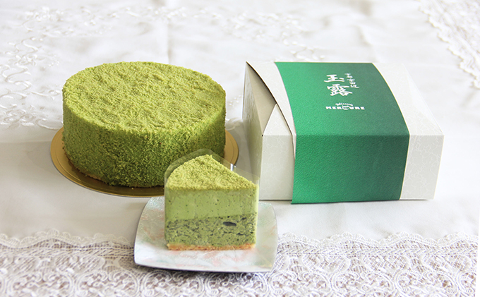 京都府京田辺市のふるさと納税 京田辺玉露のドゥーブルフロマージュ お菓子 スイーツ 抹茶ケーキ チーズケーキ ケーキ