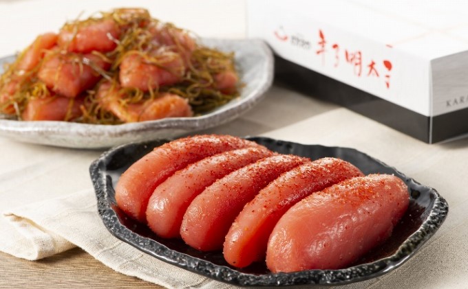 あさくらの めんたい 自慢の2品【配送不可：離島】 魚貝類 明太子 辛子明太子 昆布明太子 