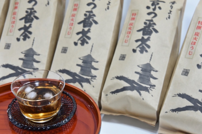 特選　京都伝統製法の手炒り京番茶（250g×5袋）　〈京都 特選 番茶 お茶 茶 茶葉 炭火 手炒り 伝統 飲料〉 飲料類 加工食品 