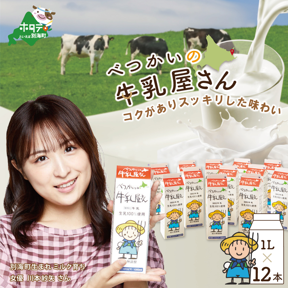 【牛乳ページ】 定期便】山形県産 やまべ牛乳セット (牛乳 1L×3・コーヒー牛乳