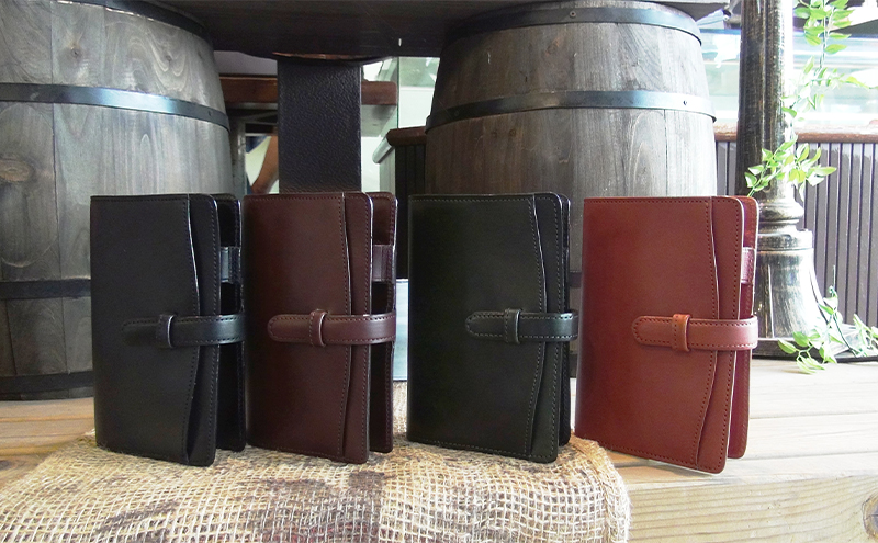 システム手帳 バイブルサイズ/キャメル・チョコ・ブラック・グリーン