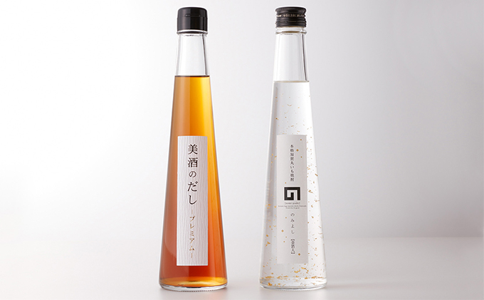 【石川県能美市】山吹セット(のみよし金箔入り・美酒だしプレミアム 各1本) 焼酎 お酒 調味料 アルコール