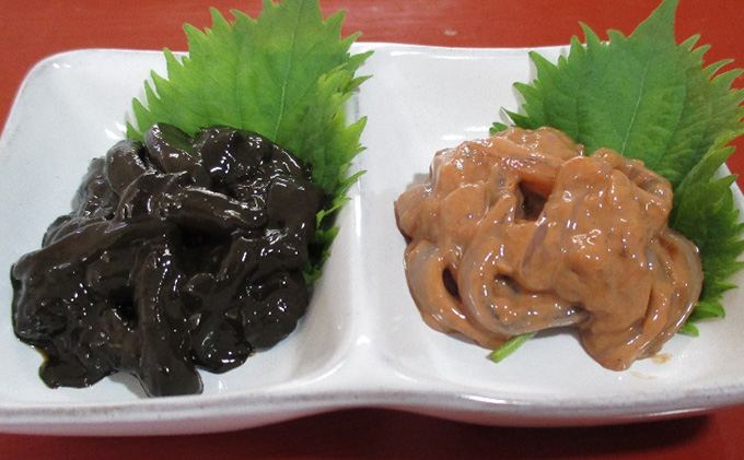 塩辛 珍味 セット 無添加 昭和の塩辛 イカ墨塩辛 詰め合わせ 青森 いか イカ いか塩辛 イカスミ イカ墨 海鮮 魚介類 魚介 海産物 おつまみ おつまみセット 惣菜 冷凍 青森県 ※ ご入金確認後 3ヶ月以内の発送になります。 青森県鰺ヶ沢町 