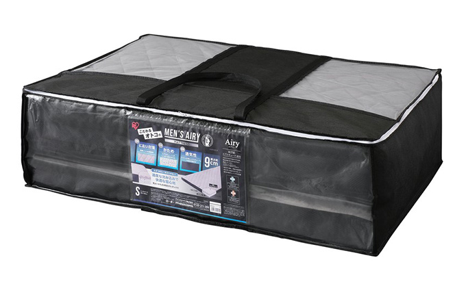 MEN'S エアリーマットレス AMEN90-S マットレス シングル 三つ折り 高反発三つ折りマットレス 折りたたみ エアリー 敷き布団 敷布団 硬め 抗菌 防臭 清潔 アイリスオーヤマ 通気性 男性用 