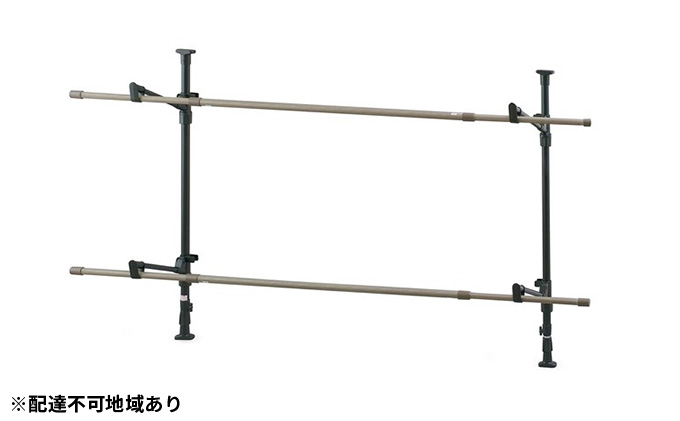 木目調窓枠物干し MW-W190N ブラック アイリスオーヤマ 雑貨 日用品 工具不要 