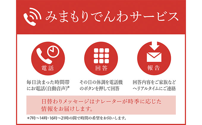 みまもりでんわサービス（携帯電話3か月） チケット 地域のお礼の品 カタログ 