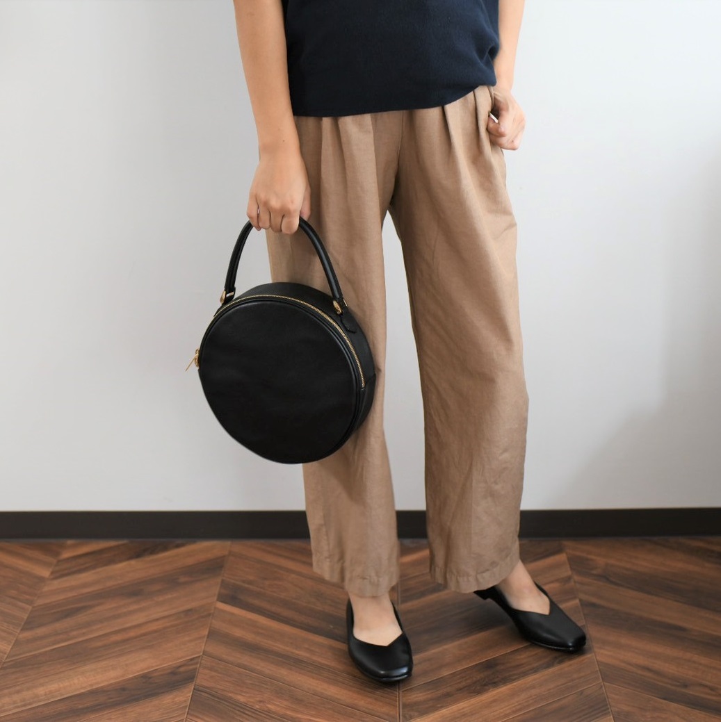 【horii.】ラウンドバッグ "アドレ" （147-3）