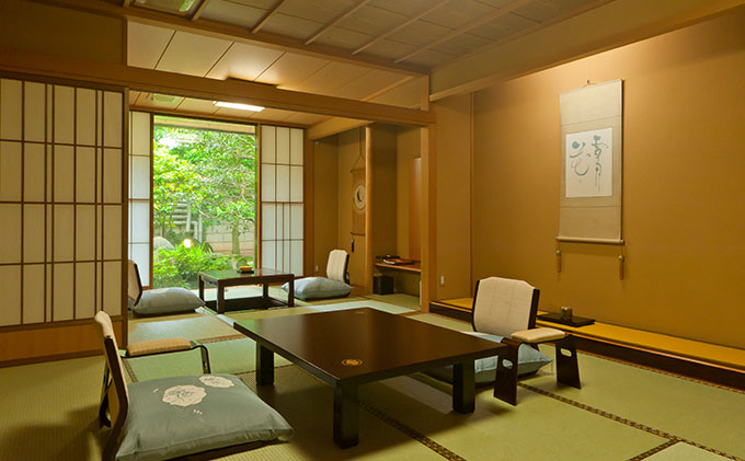 【能登半島地震復興支援】辰口温泉 たがわ龍泉閣露天風呂付「椿苑」ペアー宿泊券 旅行 チケット 