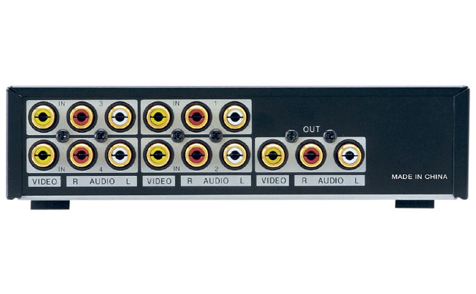 AV セレクター VSW41 電化製品 家電 DVDプレイヤー テレビ ビデオ 変換器 