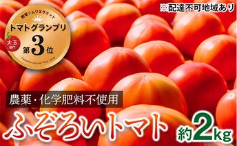 【トマトGP受賞】栽培期間中農薬化学肥料不使用 お得なプレミアムトマト ふぞろい約2kg 野菜 