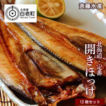 開きほっけ×12枚 満足セット＜斉藤水産＞　